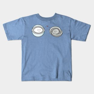 Cute Kawaii Timeless Mothership and Lifeboat Kids T-Shirt